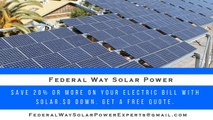 Affordable Solar Energy Federal Way WA - Federal Way Solar Energy Costs
