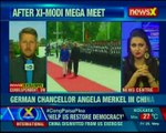 German Chancellor Angela Merkel in China, meets Chinese PM Xi Jing Ping