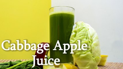 How To Make Cabbage Apple Juice For Weight Loss | Boldsky