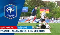 U16, amical : France - Allemagne (2-3), les buts !