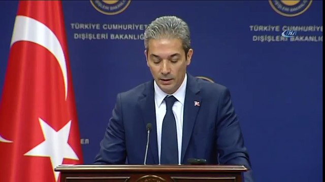 Dışişleri Bakanlığı Sözcüsü Hami Aksoy'dan Önemli Açıklamalar