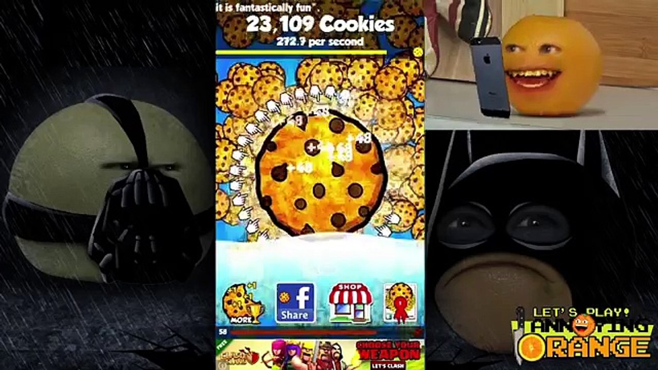 Annoying Orange Lets Play COOKIE CLICKERS!