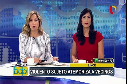 Lince: vecinos atemorizados por reiterados ataques de violento sujeto