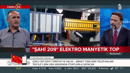 "ŞAHİ 209" elektromanyetik top