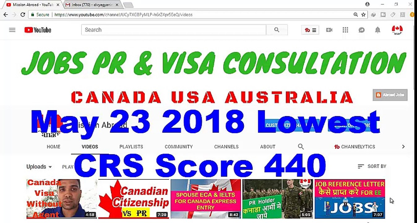 Express Entry Lowest CRS Score for Canada PR