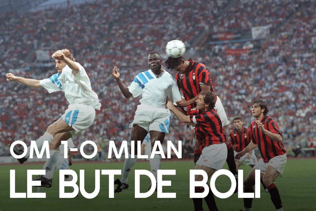 OM 1-0 Milan | Le but de Basile Boli - Vidéo Dailymotion
