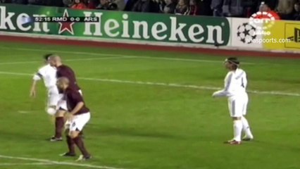الشوط الثاني مباراة ارسنال و ريال مدريد 0-0 ثمن نهائي عصبة الابطال 2006