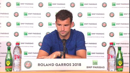Roland-Garros 2018 - Grigor Dimitrov : "C'est à moi de relever le défi"