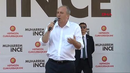 Afyon Cumhurbaşkanı Adayı Muharrem İnce Afyon'da Konuştu