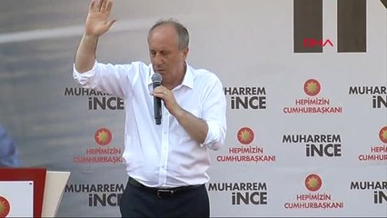 Afyon Cumhurbaşkanı Adayı Muharrem İnce Afyon'da Konuştu