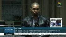 Ucrania limita labor periodística rusa