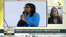Llama Maduro a reconciliación de Venezuela en juramentación como pdte