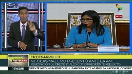 Presidenta ANC: Venezuela le ha dado a Maduro un mandato pacificador