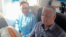 No private jet today, Anwar opts for commercial airline