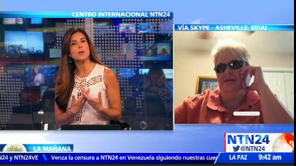 Mujer invidente lloró al ver a su perro guía por primera vez
