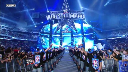 An army of John Cenas make their WrestleMania entrance- WrestleMania 25
