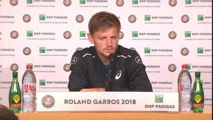Roland-Garros - Goffin a digéré l'incident de la bâche