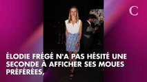 PHOTOS. Élodie Frégé, incendiaire en robe blanche pour Azzaro