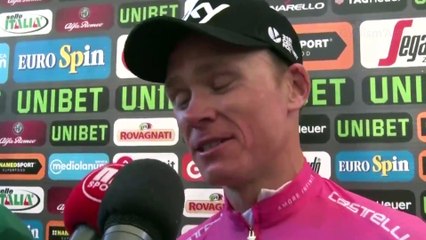 Tour d'Italie 2018 - Chris Froome : "C'est incroyable... C'était maintenant ou jamais"