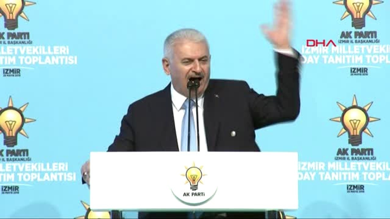 İzmir Başbakan Yıldırım Milletvekili Aday Tanıtım Toplantısında Konuştu