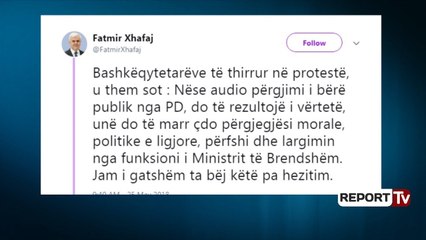 Xhafaj sfidon Bashën: Nëse përgjimi rezulton i vërtetë unë do largohem, në të kundërt ti do ikësh?