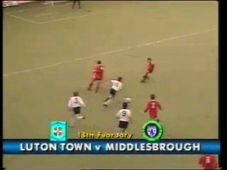 Luton Town - Middlesbrough 18-02-1989 Division One