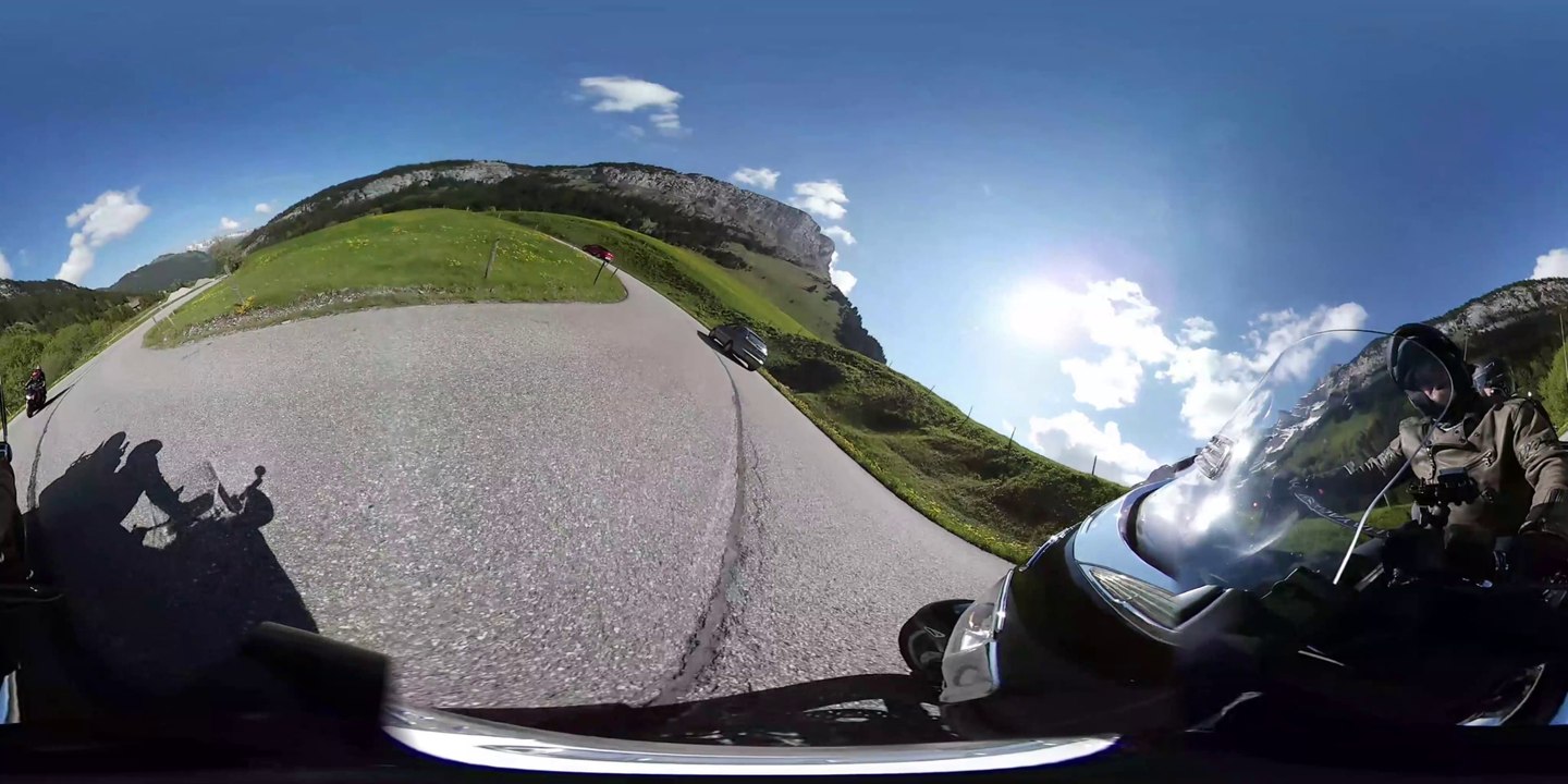 Les derniers km du col des Aravis - Vidéo 360°