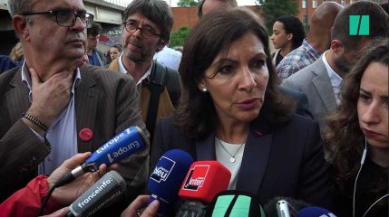 Hidalgo refuse la "polémique politicienne" après les reproches de Collomb et Griveaux sur les migrants à Paris