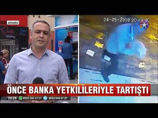 Ankara'da çektiği krediyi ödeyemeyen vatandaş Bankamatik yaktı