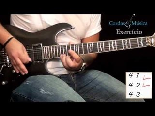 EXERCÍCIO 2ª Etapa - Tabela de Digitação 1 na Guit. - Cordas e Música (Farofa) - Aul.03/Guit./Mod.2