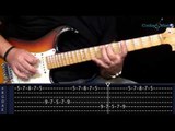 Técnica de Saltos na Vertical no Braço da Guitarra - Cordas e Música - Aul.10/Guit./Mod3