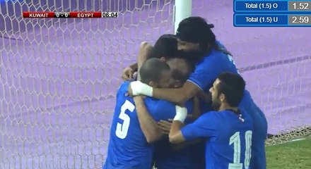 Al Ansari F.   Super  Goal   (1:0)  Kuwait - Egypt