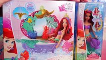 Disney Princesses Toys - The Little Mermaid Ariels Flower Shower Toy Bathtub and Color Change Doll