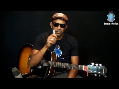 Demonstrando o SLIDE no Violão Blues (AULA GRATUITA) - Cordas e Música
