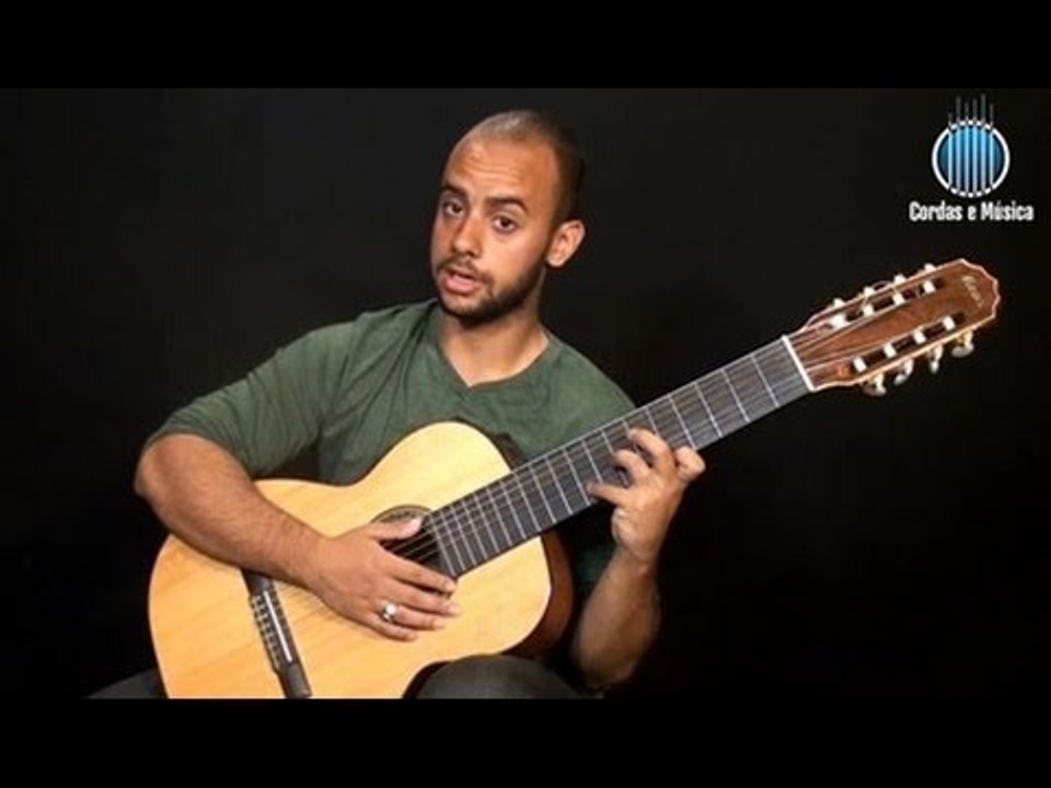 Violão 7 Cordas (AULA GRATUITA) - Angulação da mão esquerda em Escalas - Cordas e Música