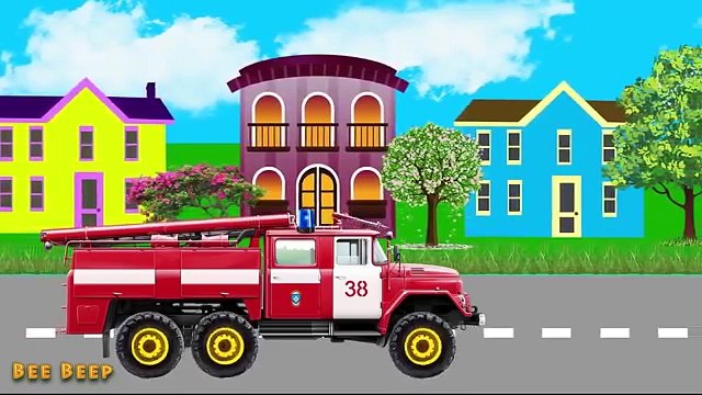 Транспорт и спецтехника, развивающий мультфильм, изучаем транспорт и звуки