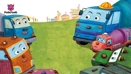 ミキサー車の物語 | ゆうかんくんと きちんとちゃん | のりもの童話 | ピンクフォン童話 今海外で男女老少を問わず大人気を集めている「サメのかぞく」の英語曲です！