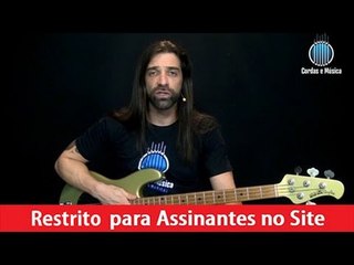 Contrabaixo - Praticando os Exercícios com Triades Menores 2º Parte - Cordas e Música