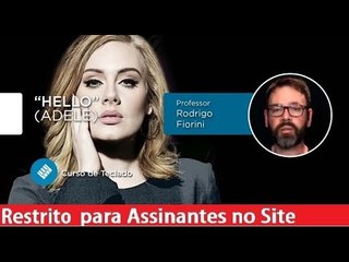 Hello - Adele (AULA DE TECLADO) - Cordas e Música