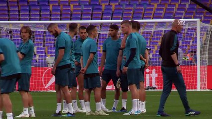 Real Madrid, Liverpool maçı hazırlıklarını tamamladı - KİEV