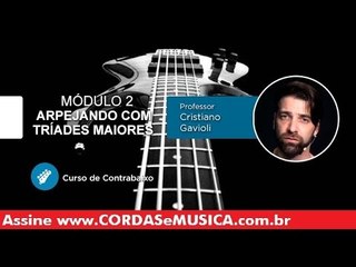 Contrabaixo - Arpejando Com Tríades Maiores - Cordas e Música