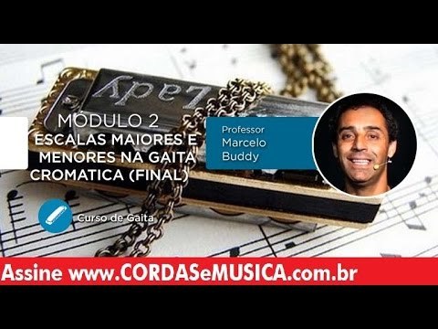 Gaita - Escalas Maiores e Menores na Gaita Cromatica (Final) - Cordas e Música
