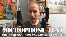 Mic TestMicrophone Test (TAK-STAR SGC-598 vs. COMICA CVM-V30)