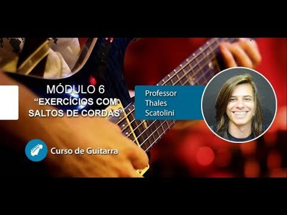 Guitarra - Exercícios de Salto de Cordas com Arpejos - Cordas e Música