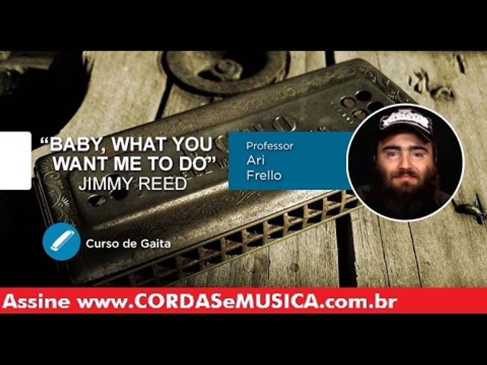 Jimmy Reed - Baby, What You Want Me To Do (AULA DE GAITA) - Cordas e Música