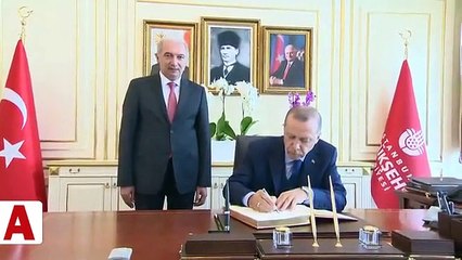 İBB Cumhurbaşkanı Erdoğan�ı ağırlamanın onurunu yaşadı