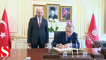 İBB Cumhurbaşkanı Erdoğan�ı ağırlamanın onurunu yaşadı