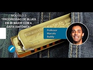 Progressão de Blues em Mi Maior com a GAITA DIATÔNICA