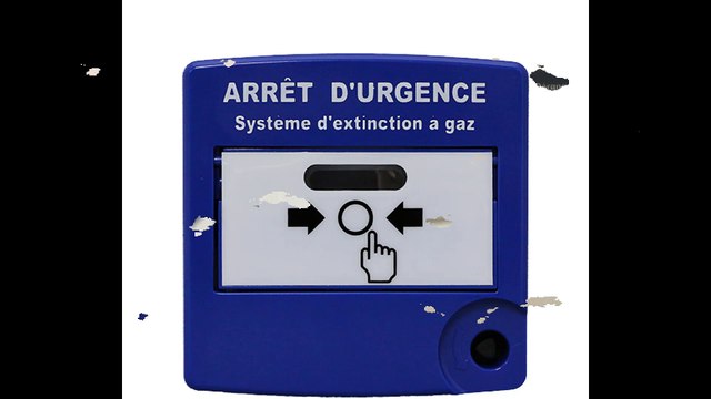 Declencheur Manuel Bleu Arret Processus Extinction Auto DMB10080