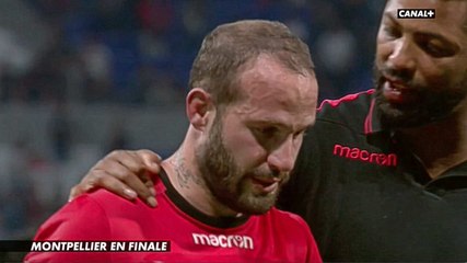 Les larmes de Frédéric Michalak pour son dernier match